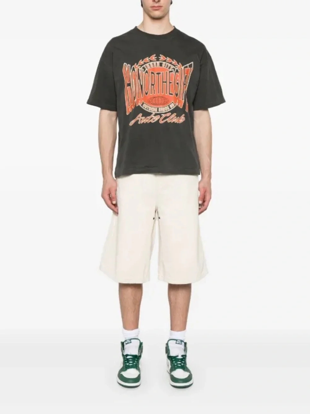 🆕 Honor The Gift Gears Carpenter shorts heavyweight workwear Cream jorts 36